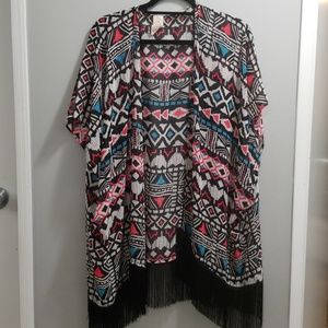 OP white/blck/pink/blue cover up. Size 11-13